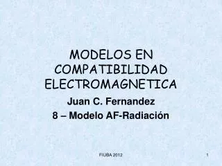 modelos en compatibilidad electromagnetica