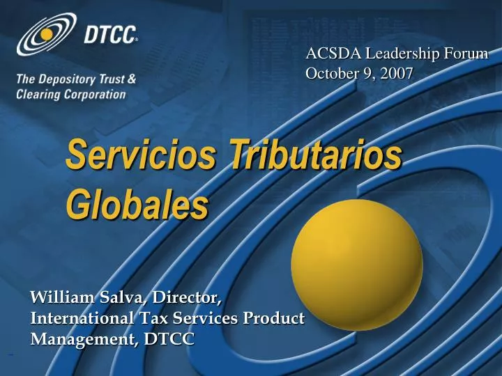 servicios tributarios globales