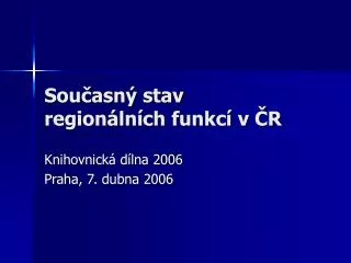 sou asn stav region ln ch funkc v r