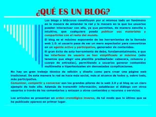 qu es un blog