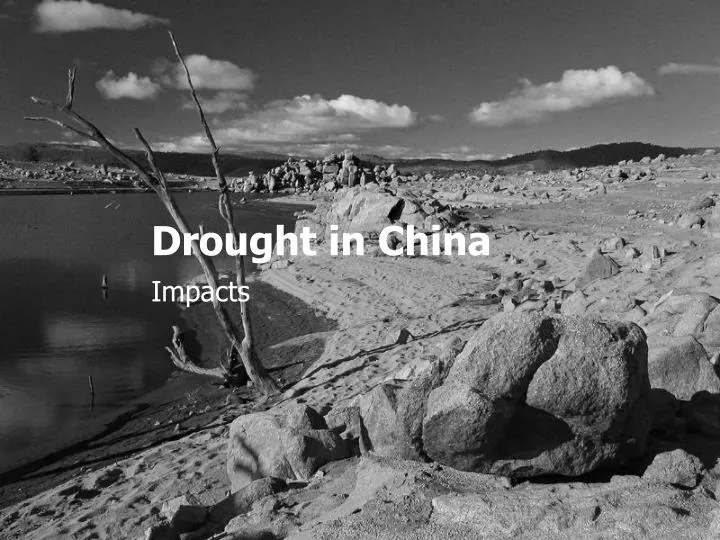 drought in china