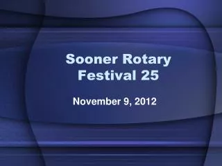 Sooner Rotary Festival 25