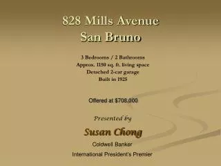 828 Mills Avenue San Bruno