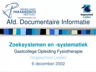 afd documentaire informatie