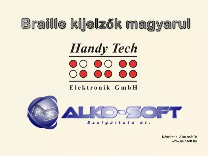 braille kijelz k magyarul