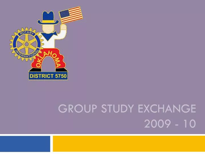group study exchange 2009 10