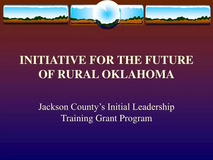 initiative for the future of rural oklahoma