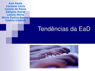 tend ncias da ead