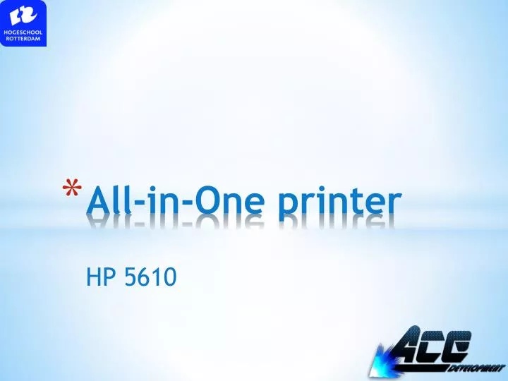 all in one printer