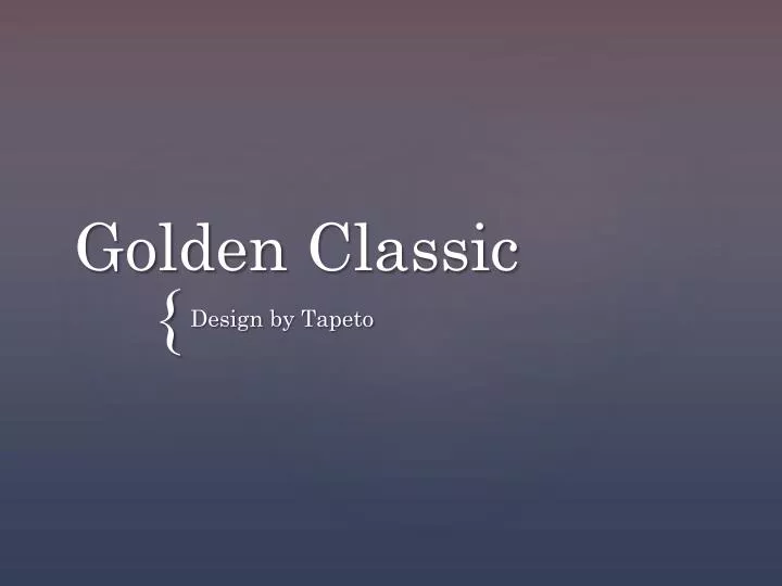 golden classic