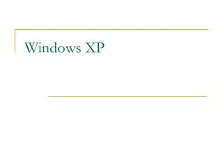 windows xp
