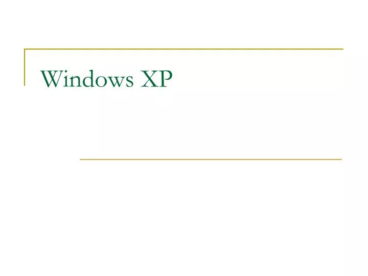 windows xp