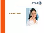 Contact Center - slide 1