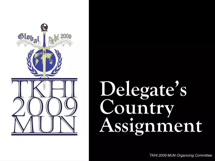 delegate s country assignment