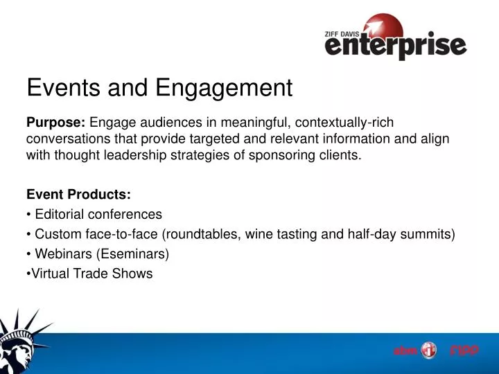 events and engagement
