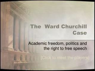 The Ward Churchill Case