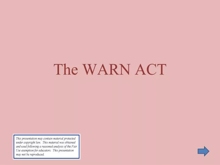the warn act