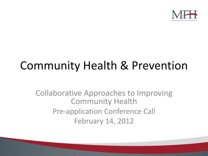 community health prevention