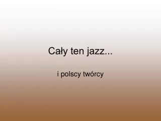 ca y ten jazz