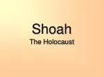 Shoah The Holocaust - slide 1