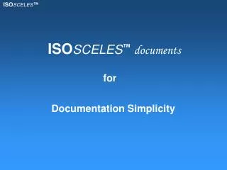 Documentation Simplicity