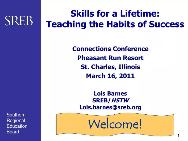 skills for a lifetime teaching the habits of success