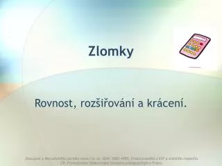 zlomky