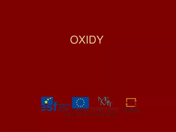 oxidy