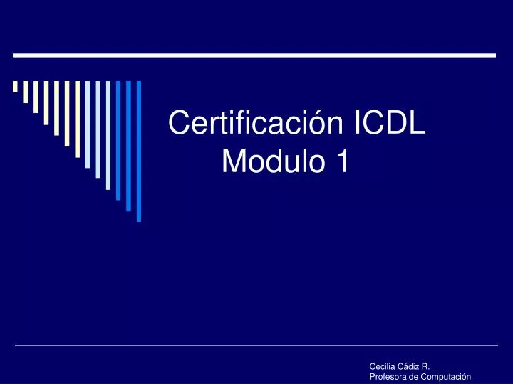 certificaci n icdl modulo 1