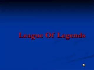 league of legends