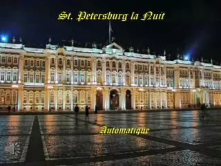 St. Petersburg la Nuit