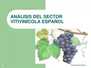 an lisis del sector vitivin cola espa ol