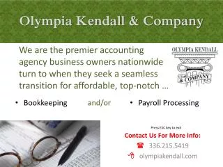 Olympia Kendall &amp; Company