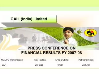 PRESS CONFERENCE ON FINANCIAL RESULTS FY 2007-08