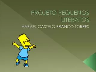 projeto pequenos literatos
