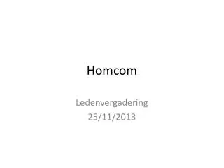 homcom