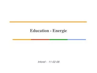 education energie