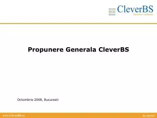 propunere generala cleverbs