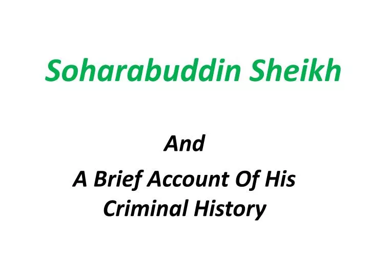 soharabuddin sheikh