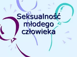 seksualno m odego cz owieka
