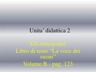 unita didattica 2