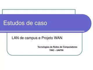 estudos de caso