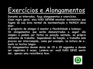 exerc cios e alongamentos
