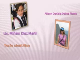 allison daniela paima flores