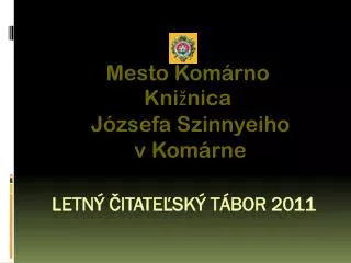 Letný čitateľský tábor 2011