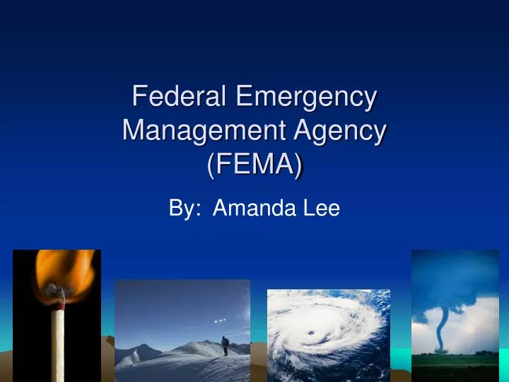 federal emergency management agency fema