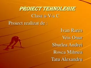 proiect tehnolegie