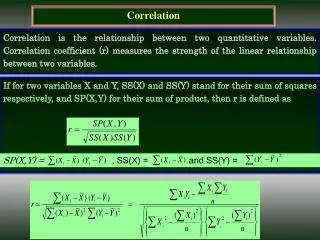 Correlation