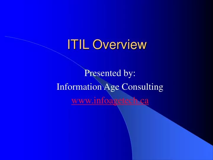 itil overview