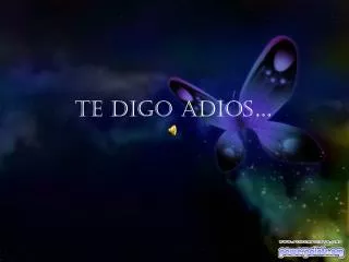 te digo adios